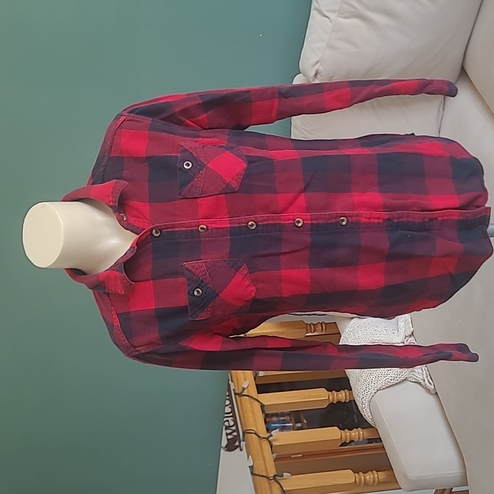 Guide Series Gander Mountain Red and Black Buffalo check Flannel